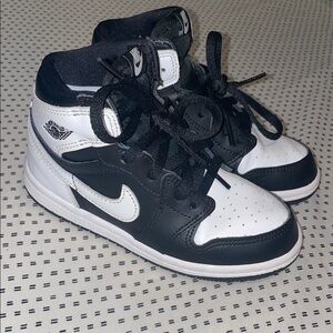 Nike Black and White High-Top Sneakers